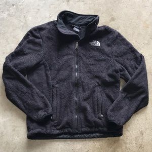 North face fleece zip up jacket